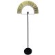 Golvlampa DKD Home Decor Svart Naturell Jute Jrn 50 W 220 V 56