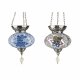 Taklampa DKD Home Decor 25 x 25 x 49 cm Glas Metall Multicolour