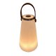 Bordslampa DKD Home Decor Vit Brun 13,5 x 13,5 x 23 cm