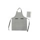 Frklde med ficka DKD Home Decor 70 x 1 x 85 cm Gr Bomull Vit