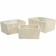 Korg - set DKD Home Decor Beige Metall 40 x 30 x 20 cm 3 Delar