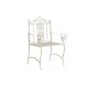 Kerti szk DKD Home Decor Vit Metall 63,5 x 52 x 98 cm