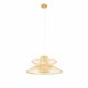 Taklampa DKD Home Decor 50 x 50 x 22 cm Ljusbrun Bambu 50 W