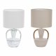 Bordslampa DKD Home Decor Keramik Polyester 50 W (20 x 20 x 35 c