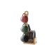 Set med 6 koppar och fat DKD Home Decor Grn Rosa Mrkgr Stengo