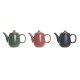 Tekanna DKD Home Decor Grn Rosa Naturell Mrkgr Gummitr Steng