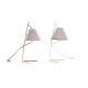 Bordslampa DKD Home Decor Gyllene Metall linne Vit 50 W Modern (