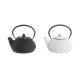 Tekanna DKD Home Decor Svart Rostfritt stl Vit (2 antal)