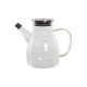 Oljeflaska DKD Home Decor 17 x 10 x 15,5 cm Silvrig Rostfritt st