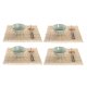 Sushiset DKD Home Decor 14,5 x 14,5 x 35 cm Stengods Orientalisk