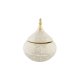 Keramikskl DKD Home Decor Vit Gyllene Porslin Orientalisk Kroma