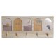 Kapphngare DKD Home Decor 56 x 5 x 23,5 cm Naturell Multicolour