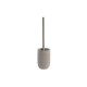 Toalettborste DKD Home Decor 10 x 10 x 37 cm Gr Cement Rostfrit