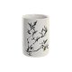 Tandborsthllare DKD Home Decor Vit Svart Gummitr Stengods 7,6