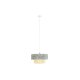 Taklampa DKD Home Decor Naturell Svart Polyester Vit Grn 40 W 5