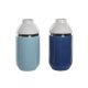 Vas DKD Home Decor 12,5 x 12,5 x 25 cm Vit Himmelsbl Marinbl S