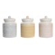 Burk DKD Home Decor 12 x 12 x 16 cm Bl Rosa Gul Dolomite Shabby