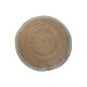 Matta DKD Home Decor 200 x 200 x 1 cm Scandi Naturell Polyester