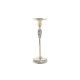 Ljusstakar DKD Home Decor Silvrig Akryl Aluminium 12 x 12 x 36 c