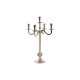 Kandelaber DKD Home Decor Silvrig Akryl Aluminium Kromad 30 x 30