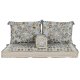 Trdgrdssoffa DKD Home Decor Bl Beige 155 x 76 x 65 cm 150 x 7