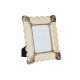 Fotoram DKD Home Decor 22,8 x 2,6 x 28,6 cm Glas Koppar Vit Hart