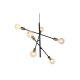 Taklampa DKD Home Decor 60 x 52 x 50 cm Svart Gyllene Metall 50