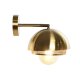 Vgglampa DKD Home Decor Gyllene Metall Jrn 50 W Modern 220 V 2