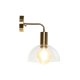 Vgglampa DKD Home Decor Gyllene Metall Glas 50 W Modern 220 V 2