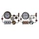 Vggklocka DKD Home Decor 52,5 x 9 x 39,5 cm Glas Jrn Vintage (