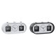 Vckarklocka DKD Home Decor Vit Svart PVC 20 x 6 x 9,5 cm (2 ant