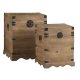 Koffertset DKD Home Decor Metall Gran Grantr Orientalisk 50 x 5