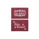 Drrmatta DKD Home Decor Vit Rd PVC Kokosfiber 60 x 40 x 1,5 cm