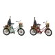 Julgranskula DKD Home Decor Rd Himmelsbl 16 x 8 x 12,5 cm (2 a