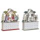 Adventskalender DKD Home Decor Tr 34 x 8,5 x 36,5 cm (2 antal)
