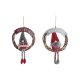 Julkrans DKD Home Decor Multicolour Tr 30 x 7 x 46 cm (2 antal)