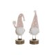 Julgranskula DKD Home Decor Naturell Ljusrosa Gnom 10 x 8 x 23,5