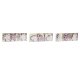 Hngdekoration DKD Home Decor Rosa Ljusrosa Tr 6,5 x 1 x 6,5 cm
