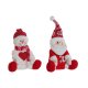 Julgranskula DKD Home Decor Vit Rd 24 x 14 x 30,5 cm (2 antal)