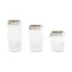 Uppsttning med 3 Burkar Home ESPRIT Transparent Silikon Bambu G