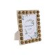 Fotoram Home ESPRIT Vit Brun Glas Mangotr 21 x 3 x 26 cm