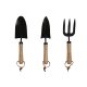 Kit med verktygssats fr trdgrdsarbete Home ESPRIT 3 Delar Bru