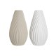 Vas Home ESPRIT Vit Beige Stengods Traditionell stil 24 x 24 x 4