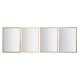 Vggspegel Home ESPRIT Vit Brun Beige Gr 66 x 2 x 92 cm (4 anta