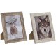 Fotoram Home ESPRIT Vit Naturell Glas polystyren Skandinavisk 19
