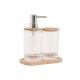 Badkit Home ESPRIT Transparent Naturell Bambu Aluminium polystyr