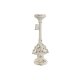 Ljusstakar Home ESPRIT Vit Harts 18 x 18 x 50 cm 18 x 15 x 51,5