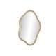Vggspegel Home ESPRIT Naturell Glas Rattan Scandi 63,5 x 4,5 x