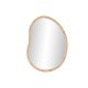 Vggspegel Home ESPRIT Naturell Glas Rattan Scandi 78 x 4,5 x 10