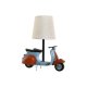 Bordslampa Home ESPRIT Bl Orange linne Metall 31 x 15 x 34 cm